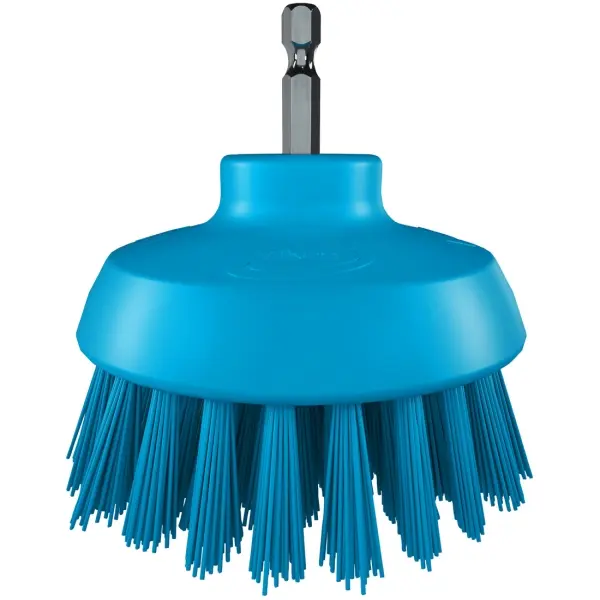 Vikan HyDrive Rundbürste Ø 90 mm Bohrbürste, extra hart blau