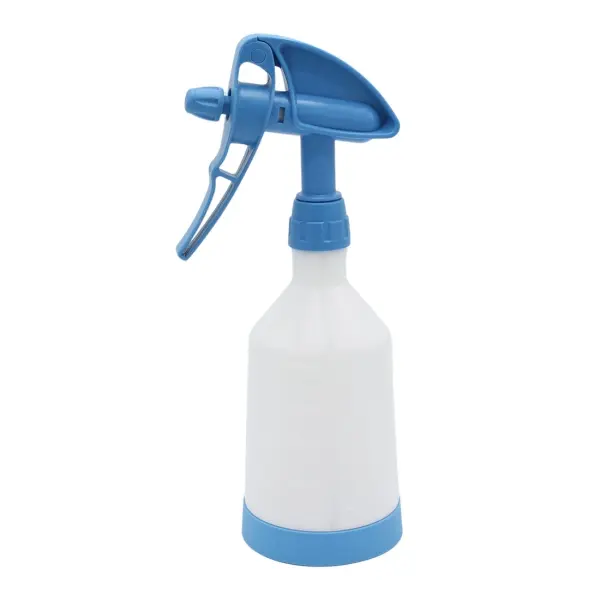 DE WITTE 2-Way Sprühflasche Tex Spray Sprühkopf  360° + Flasche Inhalt 500 ml blau