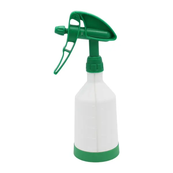 DE WITTE 2-Way Sprühflasche Tex Spray Sprühkopf  360° + Flasche Inhalt 500 ml grün