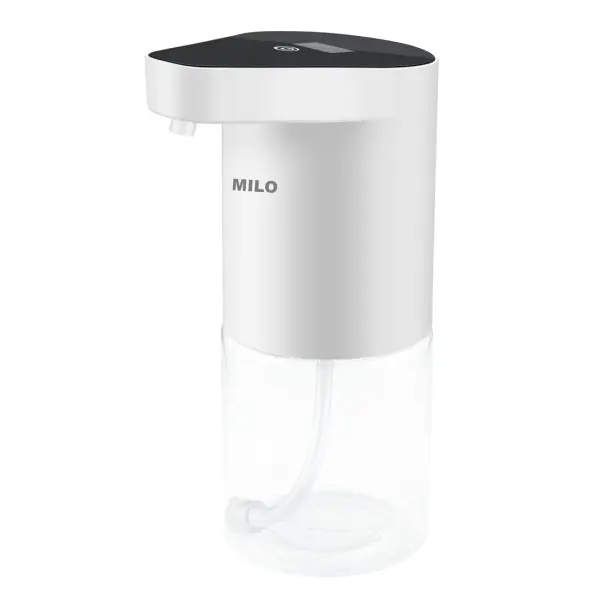 DE WITTE MILO Spender für Desinfektionsalkohol 320 ml berührungsloser Spender mit Infrarotsensor 
