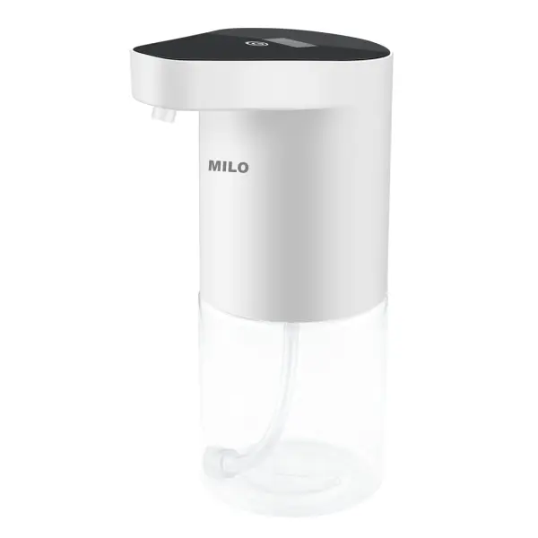 DE WITTE MILO Spender für Flüssigseifen und Gel 320 ml berührungsloser Spender mit Infrarotsensor 