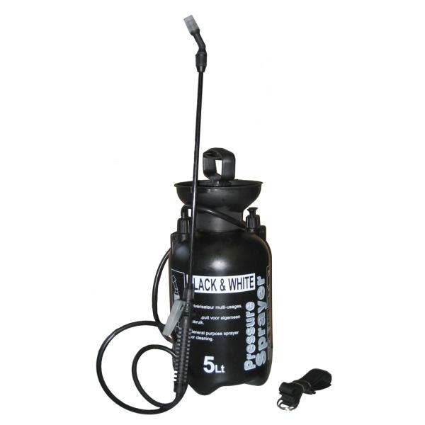 DE WITTE Black & White Drucksprühgerät  Dichtung aus FKM 5 Liter