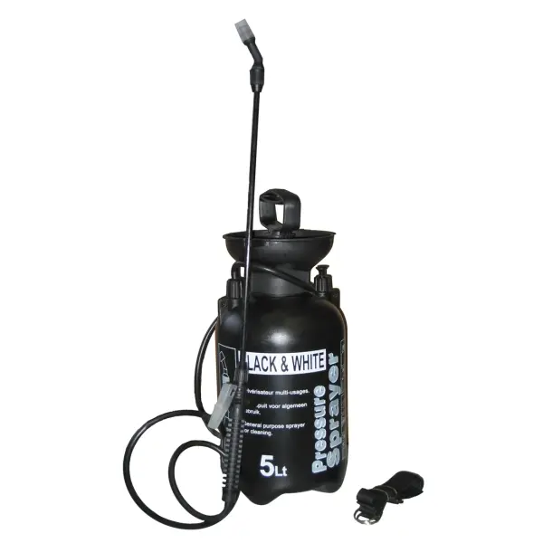 DE WITTE Black & White Drucksprühgerät  Dichtung aus FKM 5 Liter