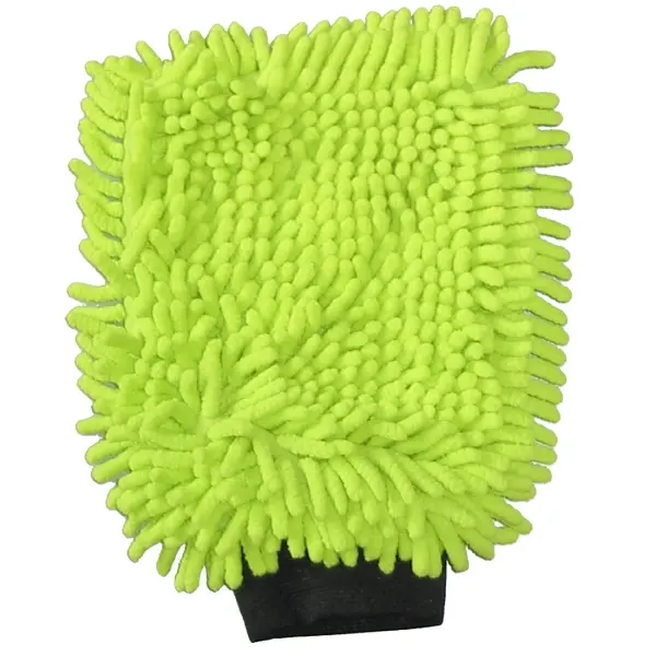 DE WITTE Waschhandschuh Rasta  grün
