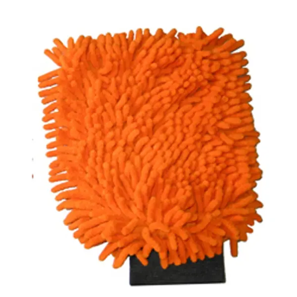 DE WITTE Waschhandschuh Rasta  orange