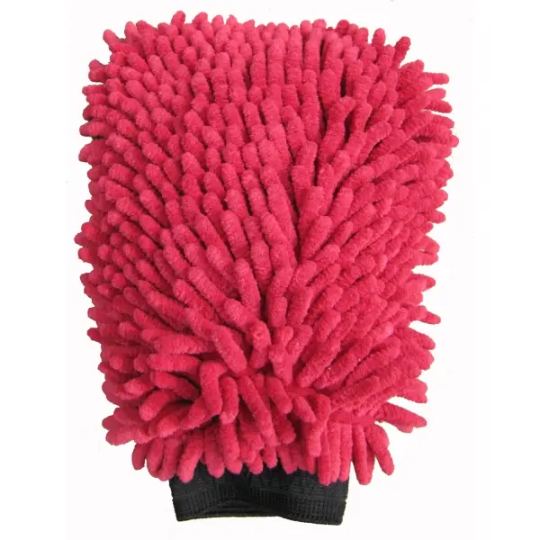 DE WITTE Waschhandschuh Rasta  rot