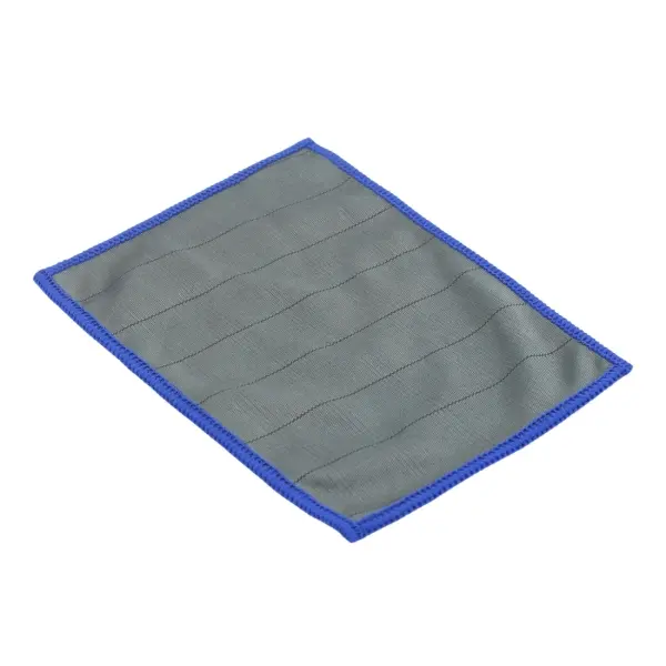 DE WITTE Carbon-Mikrofasertuch 15 x 20 cm, blau 1 Pack = 5 Tücher