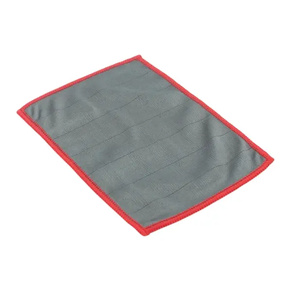 DE WITTE Carbon-Mikrofasertuch 15 x 20 cm, rot 1 Pack = 5 Tücher