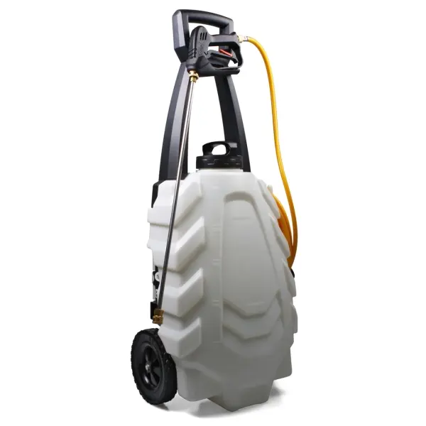 DE WITTE SAMOURAÏ Elektrischer Sprüher 30 L auf Rollwagen mit 1 Akku 