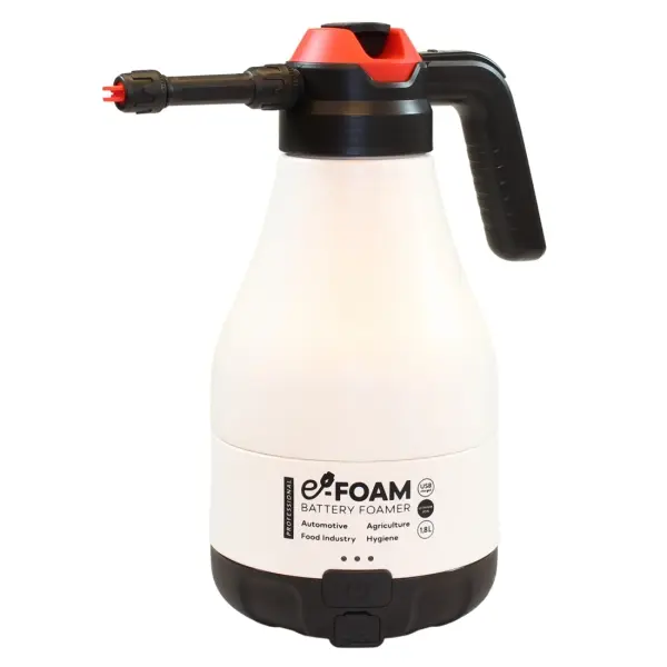 DE WITTE Elektroschäumer E-FOAM 1.8 Liter mit 7,2 V Lithium-Ionen-Akku 