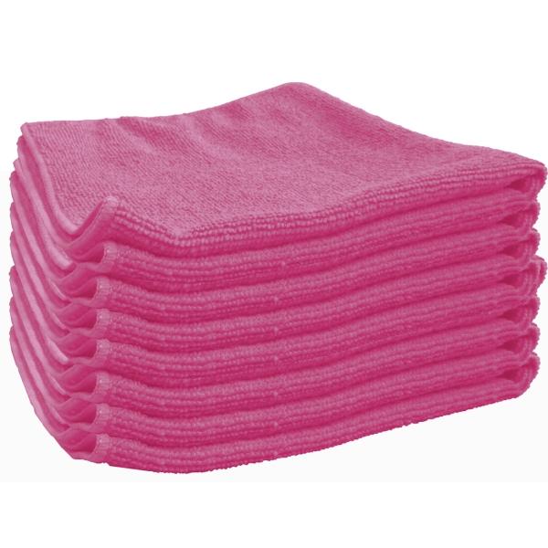 DE WITTE Microfasertücher Tricot FIRST 38 x 38 cm pink 1 Pack = 10 Stück