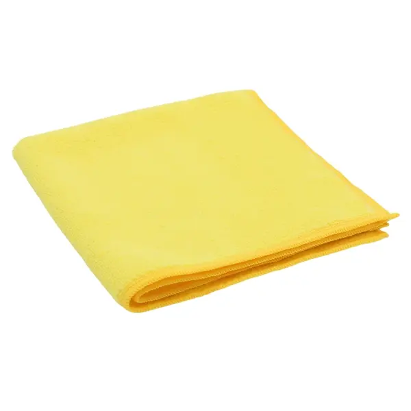 DE WITTE Recycled Soft 100% 38 x 38 cm, gelb 1 Pack = 5 Tücher