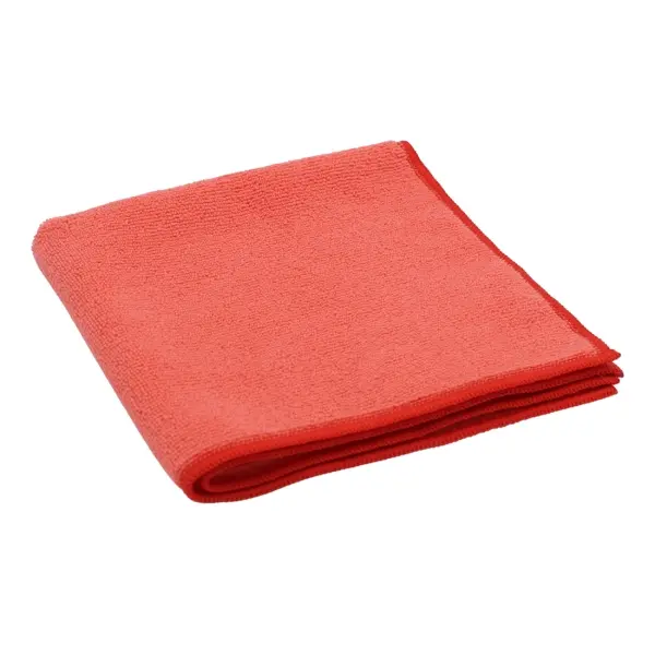 DE WITTE Recycled Soft 100% 38 x 38 cm, rot 1 Pack = 5 Tücher