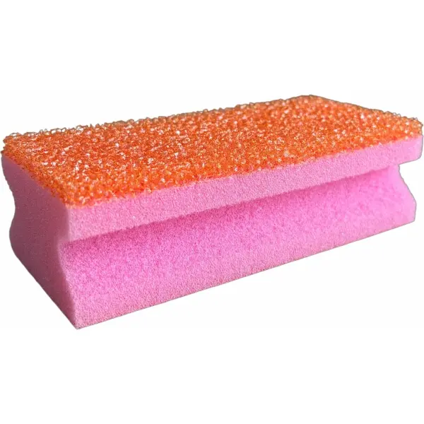 ARCORA Reinigungsschwamm Longlife Spronge 150 x 70 x 45 mm rosa-orange