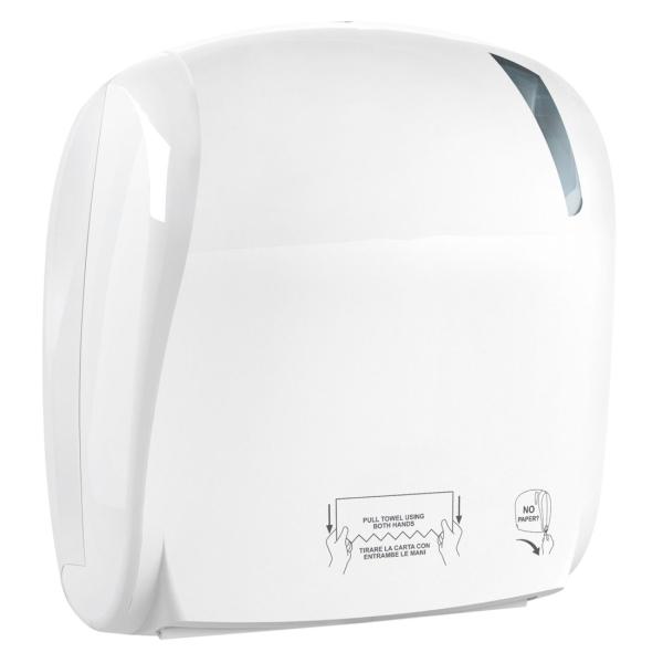 racon® skin easy paper Handtuchrollenspender Kunststoff, weiß