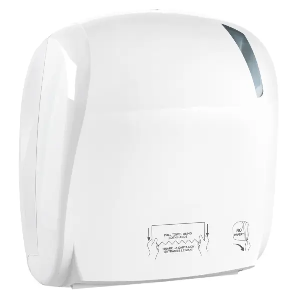racon® skin easy paper Handtuchrollenspender Kunststoff, weiß 