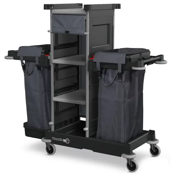 NUMATIC Hotelwagen NKS-2R mit Rollo und 2x 100 Liter Wäschesack 