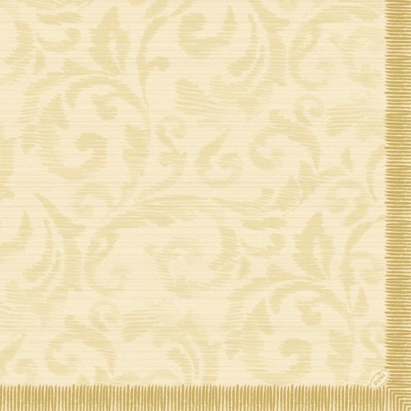 Duni Dunilin Servietten 40 x 40 cm, Rich Damast cream 1 Karton = 12 x 45 Stück