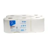 ToilettenpapierJumbo mini 2-lagig, hochweiß, Großrolle, 169,9 m 1 Pack = 12 Rollen