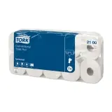 TORK Universal weiches Toilettenpapier T4 2 lagig Kleinrolle naturweiß  250 Blatt 1 Paket = 60 Rollen