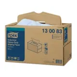 TORK Premium Extra Starke Industrie Papierwischtücher 3-lagig blau, 200 Tücher 1 Karton = 200 Tücher