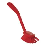 Vikan Spülbürste mit Kratzkante medium, 28 cm rot