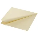 Duni Zelltuch Servietten 3-lagig, 33 x 33 cm, 1/4 Falz, cream 1 Karton = 4 x 250 Stück