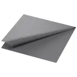 Duni Zelltuch Servietten 3-lagig, 33 x 33 cm, 1/4 Falz, granite grey 1 Karton = 4 x 250 Stück