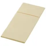 Duni Duniletto Slim Bestecktasche 40 x 33 cm, cream 1 Karton = 4 x 65 Stück