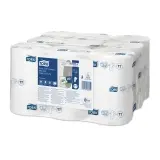 TORK Premium extra weiches Midi Toilettenpapier 3-lagig, weiß 1 Pack = 18 Rollen