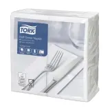 TORK Advanced, Soft Dinnerserviette 3-lagig, 39 x 39 cm, 1/8 Falz, weiß 1 Karton = 1200 Stück