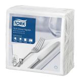 TORK Advanced, Soft Dinnerserviette 3-lagig, 39 x 39 cm, 1/4 Falz, weiß 1 Karton = 1200 Stück