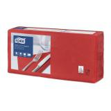 TORK Advanced Soft Lunchservietten 3-lagig, 33 x 33 cm, 1/4 Falz, rot 1 Karton = 1500 Stück