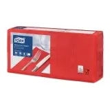 TORK Advanced Soft Lunchserviette 3-lagig, 33 x 33 cm, 1/8 Falz, rot 1 Karton = 1500 Stück