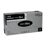 MaiMed-nitril black Einmalhandschuhe Nitril unsteril, puderfrei, schwarz, Gr. S 1 Box = 100 Stück