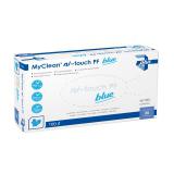 MaiMed MyClean ni-touch blue Einmalhandschuhe Nitril unsteril, puderfrei, blau, Gr. S 1 Box = 100 Stück