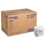 Kimberly-Clark WypAll X60 Wischtücher 1-lagig, 31,7 x 30,5 cm, weiß 1 Karton = 912 Tücher