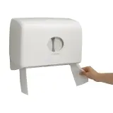 Kimberly-Clark Aquarius Toilettenpapier Doppelrollenspender Mini-Jumbo weiß 