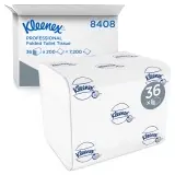 Kimberly-Clark KLEENEX ULTRA Toilettenpapier Einzelblatt 2-lagig weiß, 12,5 x 18,6 cm 1 Karton = 7200 Blatt