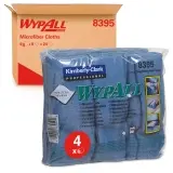 Kimberly-Clark WypAll Mikrofasertücher 40 x 40 cm, blau 1 Karton = 4 x 6 Stück