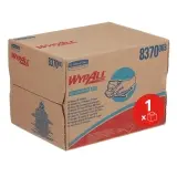 Kimberly-Clark WypAll X60 Reinigungstücher Pop-Up-Box 1-lagig, 42,6 x 23,1 cm, blau 1 Box = 200 Tücher