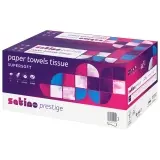 Satino Presige Handtuchpapier Format Tissue 2-lagig, 23 x 32 cm, hochweiß, C-Falz, Zellstoff 1 Karton = 2880 Tücher