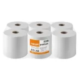 racon premium Handtuchrollen 2-140 2-lagig, 20 cm x 140 m, hochweiß, 42 g/ qm 1 Pack = 6 Rollen