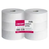 racon premium jumbo Toilettenpapier 2-380 2-lagig weiß Rolle a 380 m x 9,5 cm 1 Pack = 6 Rollen