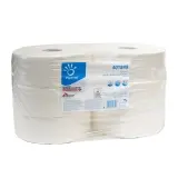 Toilettenpapier Jumbo weiß 2-lagig 2-lagig, weiß 360 m x 9 cm Zellstoff 1 Pack = 6 Rollen