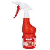 Dr.Schnell Handsprüher MILIZID SHINE Leerflasche rot mit Label 600 ml Flasche