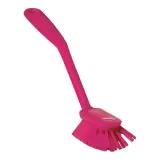 Vikan Spülbürste mit Kratzkante medium, 28 cm pink