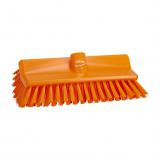 Vikan High-Low-Bürste 26,5 cm medium, mit Gewindewinkel orange