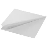 Duni Zelltuch Servietten 3-lagig, 33 x 33 cm, 1/4 Falz, weiss 1 Karton = 10 x 50 Stück