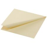 Duni Zelltuch Servietten 3-lagig, 24 x 24 cm, 1/4 Falz, cream 1 Karton = 8 x 250 Stück